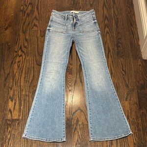Hidden low rise  Flare Jeans